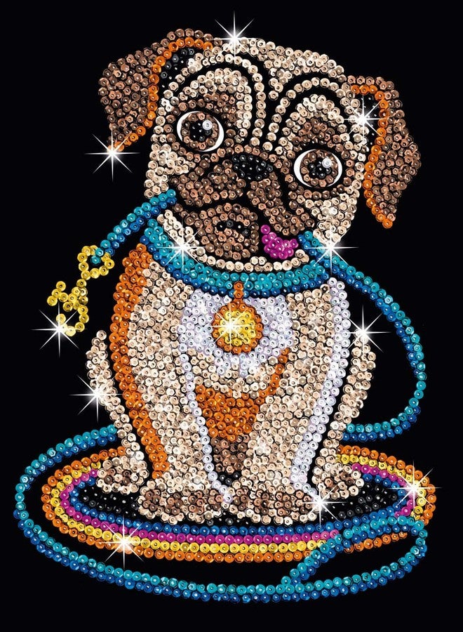 Sequin Art Red, Pug, Sparkling Arts and Crafts Picture Kit, Creative Crafts, Multicolor (1502) - Image 2